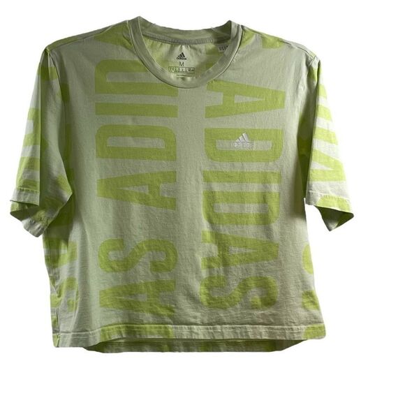 Adidas Essentials Allover Neon Print Size M - Picture 1 of 7